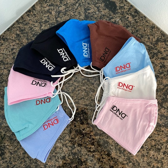 Daisy DND Reusable Cloth Adult Face Masks 10 Pcs Assorted Colors - Picture 2 of 4